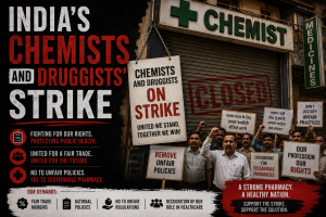 India's Chemists and Druggists' strike