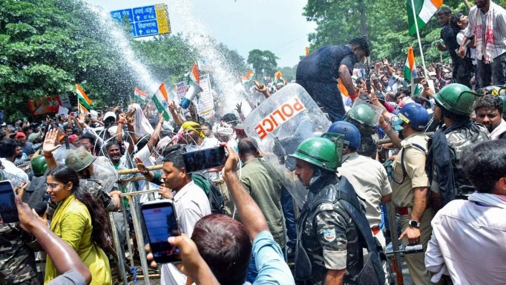Students protest in Ranchi